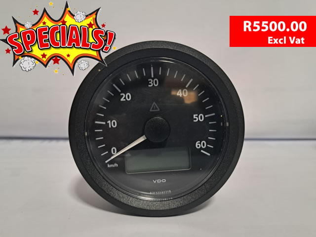 Marine Speedometer - Viewline 85mm 60 KM-h 12V-24V